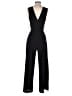 Monteau Solid Black Jumpsuit Size S - photo 2