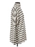 Eri + Ali Stripes Silver Long Sleeve Top Size S - photo 4