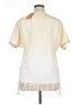Delila Ivory Short Sleeve Blouse Size XL - photo 2