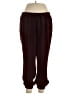 Express 100% Polyester Solid Burgundy Casual Pants Size XL - photo 1