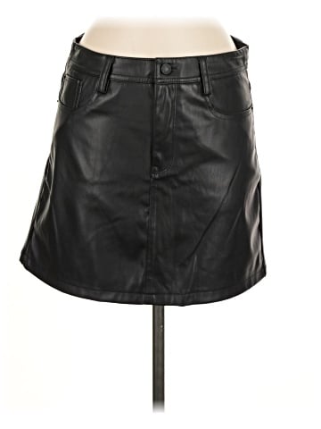 Kensie Faux Leather Skirt (view 1)