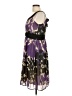 Jonathan Martin 100% Polyester Print Purple Cocktail Dress Size 12 - photo 5