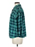 Sugarlips 100% Polyester Plaid Green 3/4 Sleeve Blouse Size M - photo 5