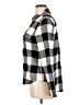 SO Checkered-gingham Black Long Sleeve Blouse Size L - photo 5