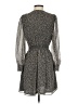MSK 100% Polyester Animal Print Gray Casual Dress Size S (petite) - photo 2