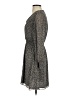 MSK 100% Polyester Animal Print Gray Casual Dress Size S (petite) - photo 5