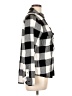 SO Checkered-gingham Black Long Sleeve Blouse Size L - photo 4
