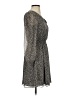 MSK 100% Polyester Animal Print Gray Casual Dress Size S (petite) - photo 4