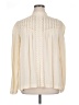 Max Azria 100% Silk Ivory Blouse Size L - photo 1