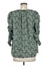 Max Studio 100% Polyester Green 3/4 Sleeve Blouse Size M - photo 2
