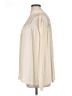 Max Azria 100% Silk Ivory Blouse Size L - photo 5