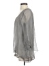 Prontomoda Giusy 100% Silk Gray Blouse Size S - photo 5