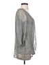 Prontomoda Giusy 100% Silk Gray Blouse Size S - photo 4