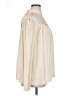 Max Azria 100% Silk Ivory Blouse Size L - photo 4