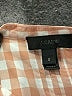 J.Crew 100% Cotton Checkered-gingham Orange Long Sleeve Blouse Size S - photo 4