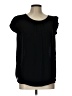 papermoon designed exclusively for Stitch Fix 100% Polyester Black Short Sleeve Blouse Size L - photo 1