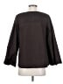 MAXSPORT Black 3/4 Sleeve Blouse Size S - photo 2