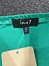 Love J 100% Polyester Green Short Sleeve Blouse Size M - photo 7