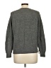 Pink Rose Gray Pullover Sweater Size L - photo 2
