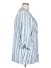Assorted Brands Stripes Blue 3/4 Sleeve Button-Down Shirt Size 2X - photo 4