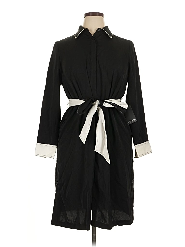 Pre-owned Eloquii Casual Dress In Black