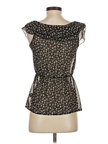 Blue Sketch Short Sleeve Blouse (view 2)