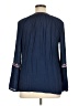 St. John's Bay Blue Long Sleeve Blouse Size XL - photo 2