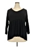 Unbranded Black 3/4 Sleeve Blouse Size 2X - photo 1