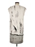 dalia Graphic Silver Casual Dress Size 2 - photo 2