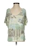 Kirra Green Short Sleeve Top Size XS - photo 1