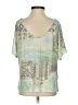 Kirra Green Short Sleeve Top Size XS - photo 2