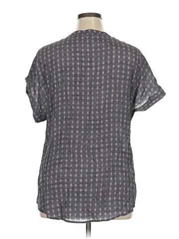 dip Short Sleeve Blouse (view 2)