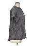dip Gray Short Sleeve Blouse Size XL - photo 4