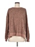 Z Supply Animal Print Brown Pullover Sweater Size M - photo 1
