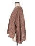 Z Supply Animal Print Brown Pullover Sweater Size M - photo 5