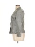 MSK Houndstooth Gray 3/4 Sleeve Button-Down Shirt Size 14 (estimated) - photo 5