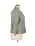MSK Houndstooth Gray 3/4 Sleeve Button-Down Shirt Size 14 (estimated) - photo 4