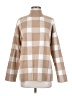 Ann Taylor LOFT Checkered-gingham Tan Turtleneck Sweater Size S - photo 1
