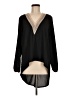 Shein 100% Polyester Black Long Sleeve Blouse Size 8 - 10 - photo 1