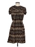 Speechless Chevron-herringbone Brown Casual Dress Size M - photo 1