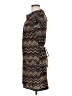 Speechless Chevron-herringbone Brown Casual Dress Size M - photo 5