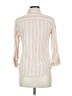 J.Crew 100% Linen Stripes Ivory Long Sleeve Blouse Size 6 - photo 2