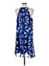 Calvin Klein 100% Polyester Graphic Blue Cocktail Dress Size M (estimated) - photo 2