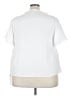 MOTF White Short Sleeve Blouse Size 3X - photo 2