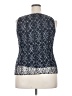 Alfani Blue Sleeveless Blouse Size 2X - photo 2