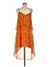 Bar III 100% Polyester Orange Casual Dress Size M - photo 1