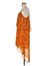 Bar III 100% Polyester Orange Casual Dress Size M - photo 5