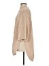 Cable Stitch Tan Poncho Size S - photo 5