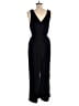A New Day 100% Polyester Solid Black Jumpsuit Size M - photo 2