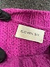 Eleven Six Pink Wool Pullover Sweater Size Med - Lg - photo 7